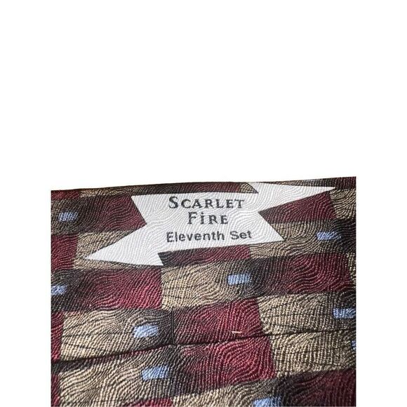 Grateful Dead Scarlet Fire 11th Set Silk Necktie - Picture 5 of 7